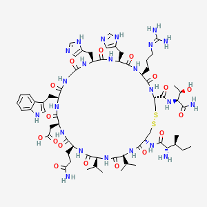 Chemical structure of Compstatin (trifluoroacetate salt)