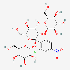 Chemical structure of 2-Chloro-4-nitrophenylmaltotrioside