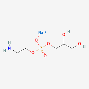 Chemical structure of Glycerophosphorylethanolamine (sodium salt)