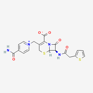 Chemical structure of Cefalonium