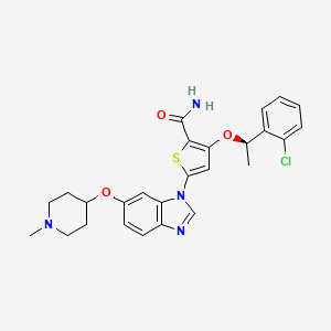 Chemical structure of GSK579289A