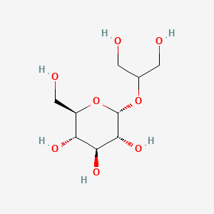 Chemical structure of 2-O-(α-D-Glucopyranosyl)glycerol