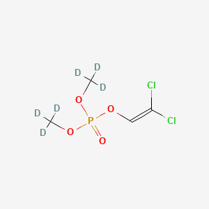 Chemical structure of Dichlorvos-d6