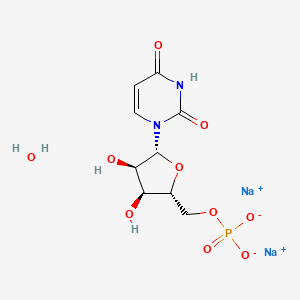 Chemical structure of Uridine-5'-monophosphate (sodium salt hydrate)