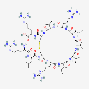 Chemical structure of Bactenecin (bovine) (trifluoroacetate salt)