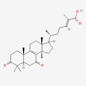 Chemical structure of Ganoderic Acid DM