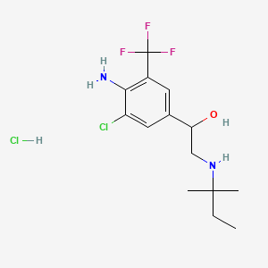 Chemical structure of Mapenterol hydrochloride