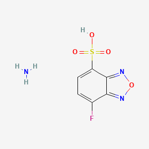 Chemical structure of 7-Fluorobenzo-2-oxa-1,3-diazole-4-sulfonate