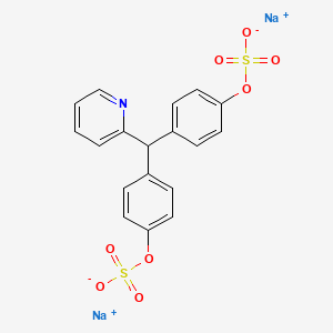 Chemical structure of Sodium picosulfate monohydrate
