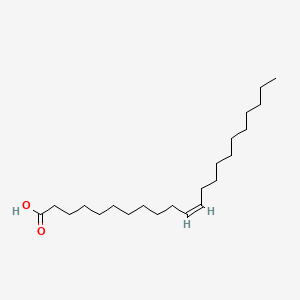 Chemical structure of Cetoleic Acid