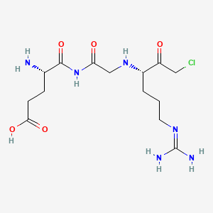 Chemical structure of GGACK (hydrochloride)