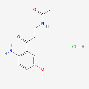 Chemical structure of AMK (hydrochloride)