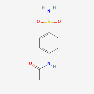 Chemical structure of N4-Acetylsulfanilamide