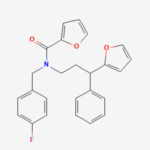 Chemical structure of Pitavastatin lactone-d4