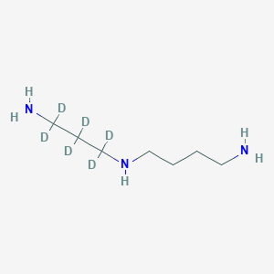 Chemical structure of Spermidine-d6
