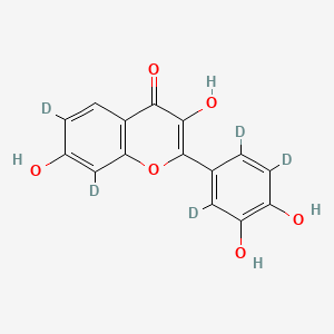 Chemical structure of Fisetin-d5