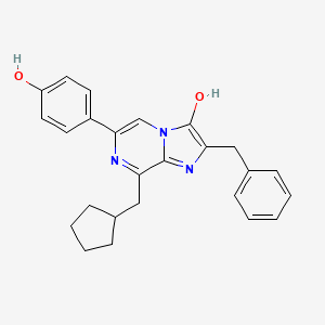 Chemical structure of Coelenterazine hcp