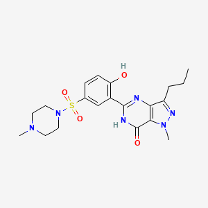 Chemical structure of O-Desethyl Sildenafil