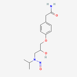 Chemical structure of N-Nitroso Atenolol