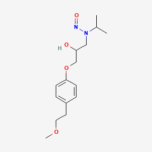 Chemical structure of N-Nitroso Metoprolol