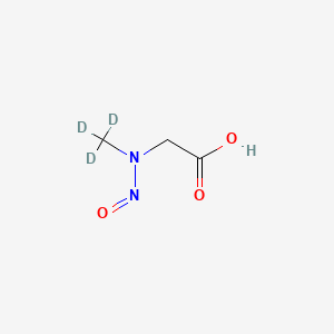 Chemical structure of N-Nitroso Sarcosine-d3