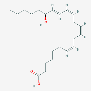 Chemical structure of 17(S)-HDoTE