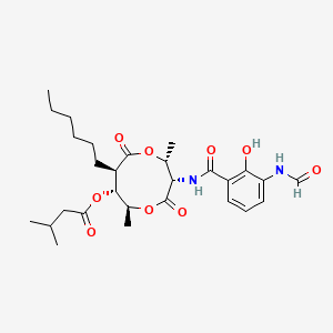 Chemical structure of Antimycin A