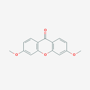 Chemical structure of 3,6-Dimethoxy-9H-xanthen-9-one