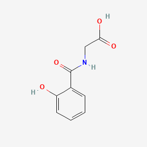 Chemical structure of Salicyluric Acid