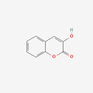 Chemical structure of 3-Hydroxycoumarin