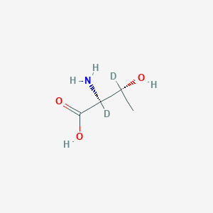 Chemical structure of L-Threonine-d2