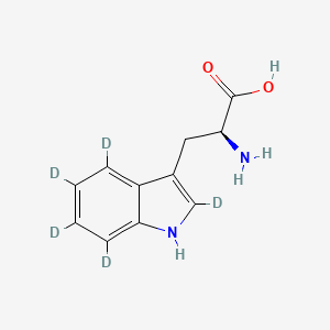 Chemical structure of L-Tryptophan-d5