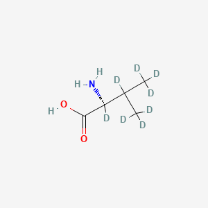 Chemical structure of L-Valine-d8