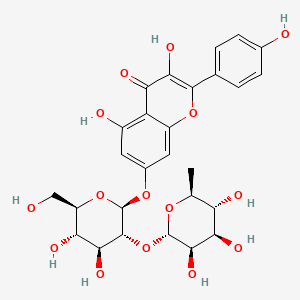 Chemical structure of Kaempferol 7-neohesperidoside