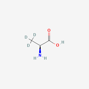 Chemical structure of L-Alanine-d3