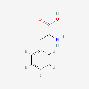 Chemical structure of DL-Phenyl-d5-alanine