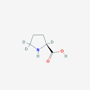 Chemical structure of L-Proline-d3