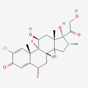 Chemical structure of Halometasone