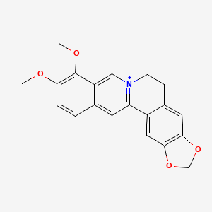 Chemical structure of Berberine-d6 (chloride)