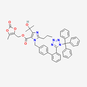 Chemical structure of Tritylolmesartan Medoxomil