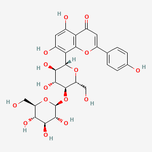 Chemical structure of Vitexin-4''-O-glucoside