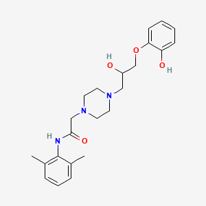 Chemical structure of Desmethyl Ranolazine