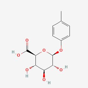 Chemical structure of p-Cresol Glucuronide