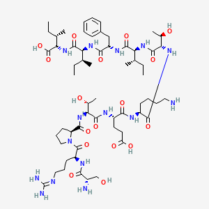 Chemical structure of Gap 27 (trifluoroacetate salt)