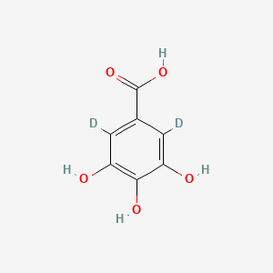 Chemical structure of Gallic Acid-d2