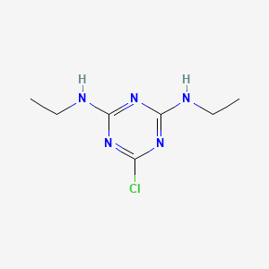 Chemical structure of Simazine