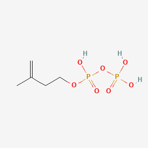 Chemical structure of Isopentenyl Pyrophosphate (ammonium salt)