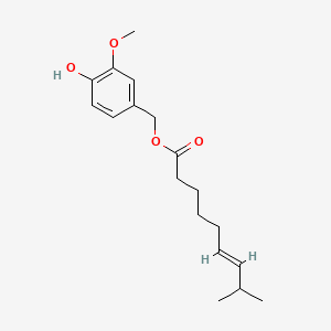 Chemical structure of Capsiate
