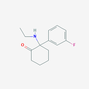 Chemical structure of Fluorexetamine (hydrochloride)