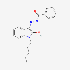 Chemical structure of BZO-POXIZID